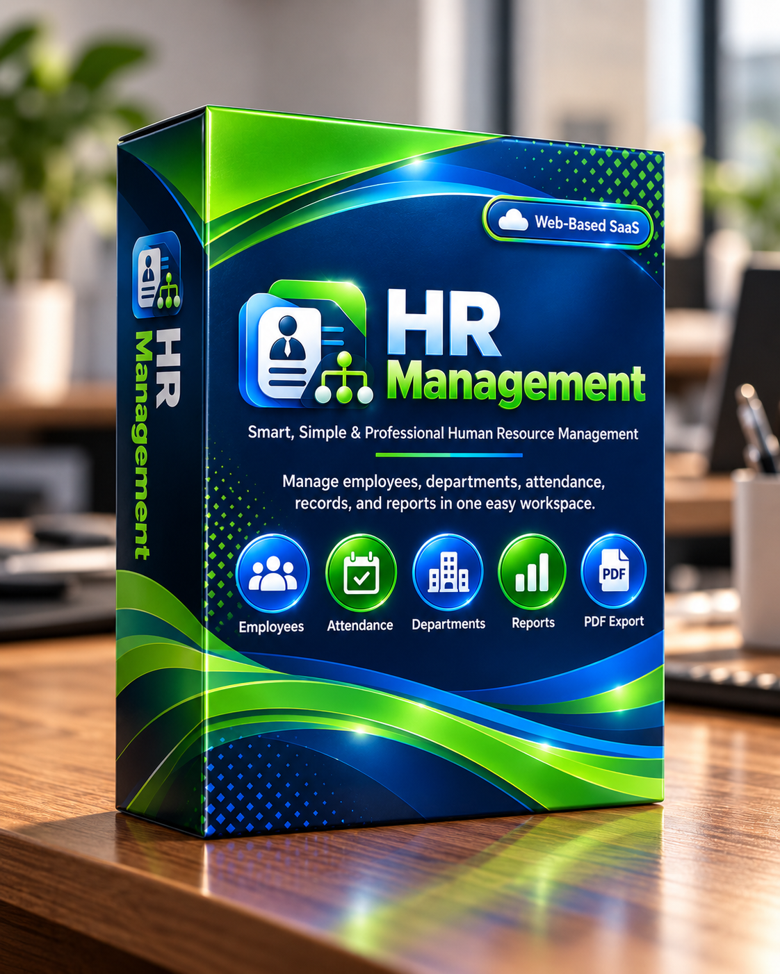 HR Management software box