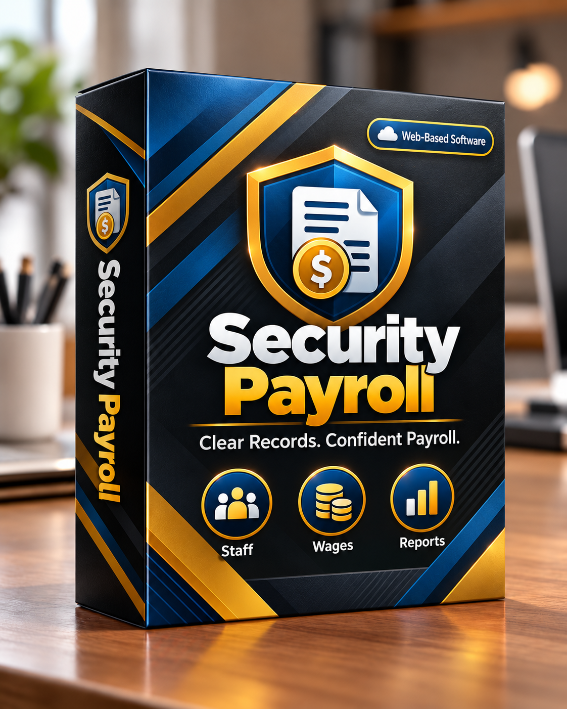 Security Payroll software box